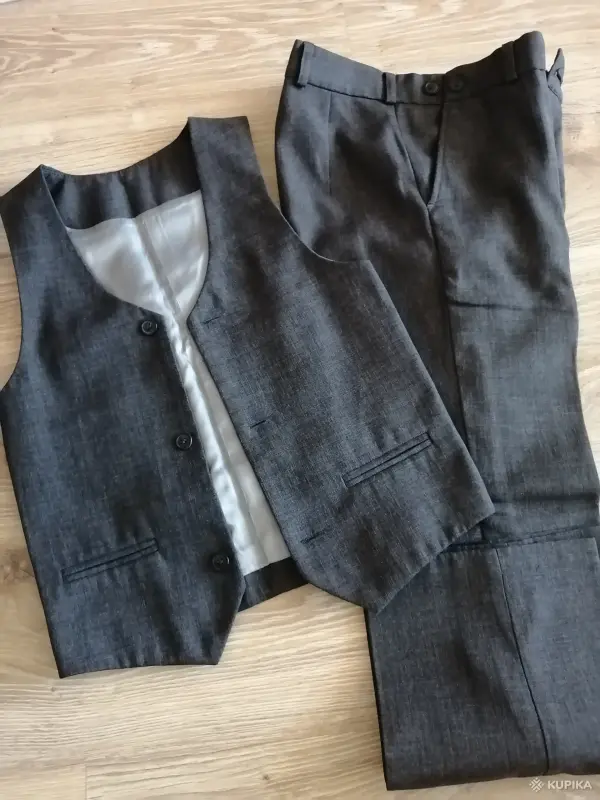 Костюм (брюки + жилетка), 140см