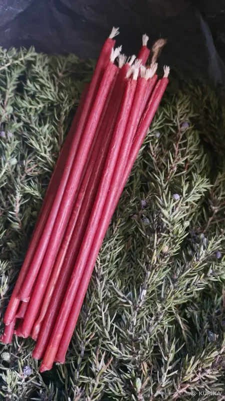 Свечи тонкие восковые